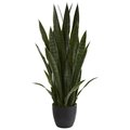 Nearly Naturals 38 in. Sansevieria Artificial Plant - Green 6350-GR